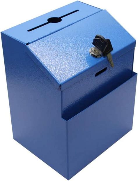 metal tithing box with lock &|church tithing boxes.